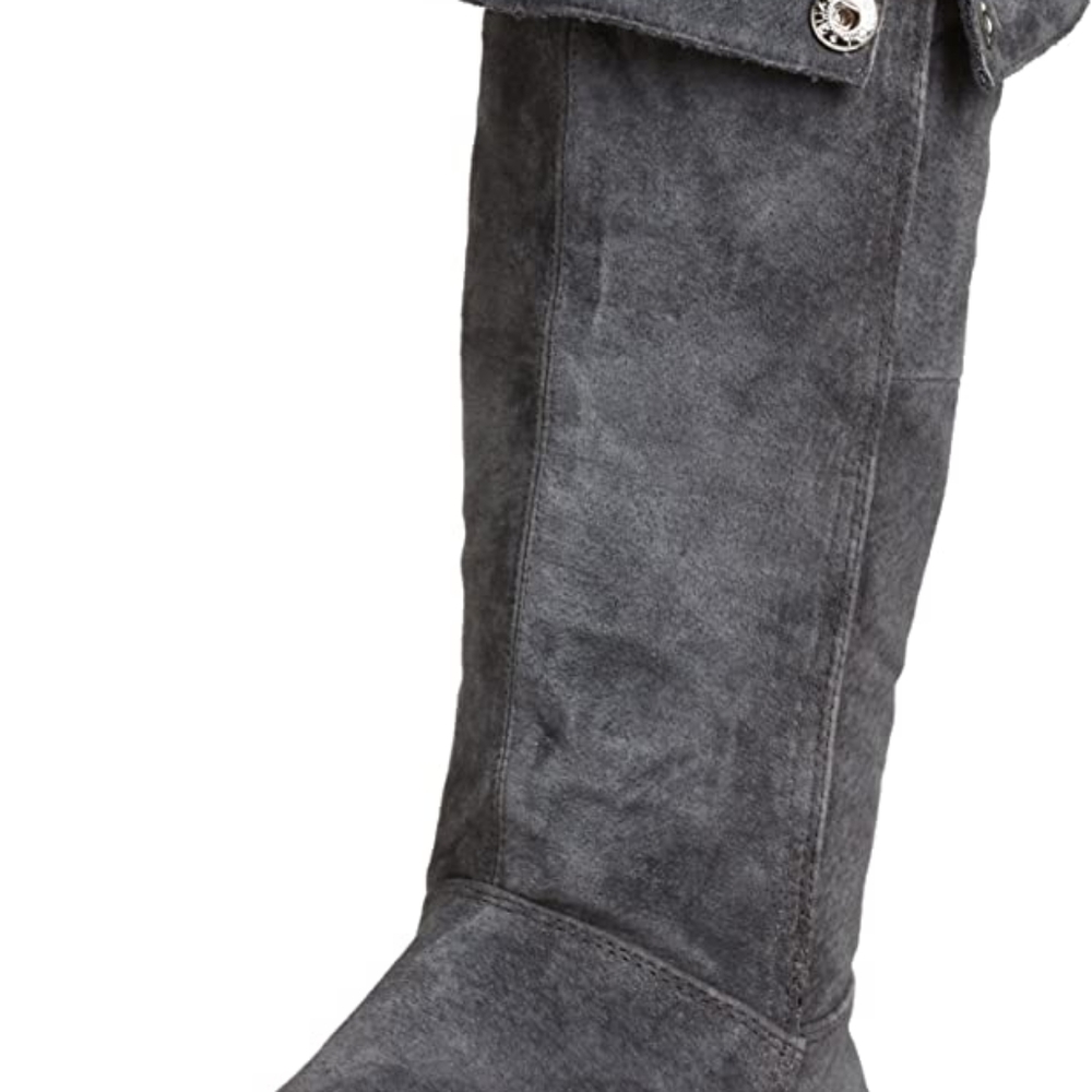 Chinese Laundry Gray Tahoe Boots - Barely Worn